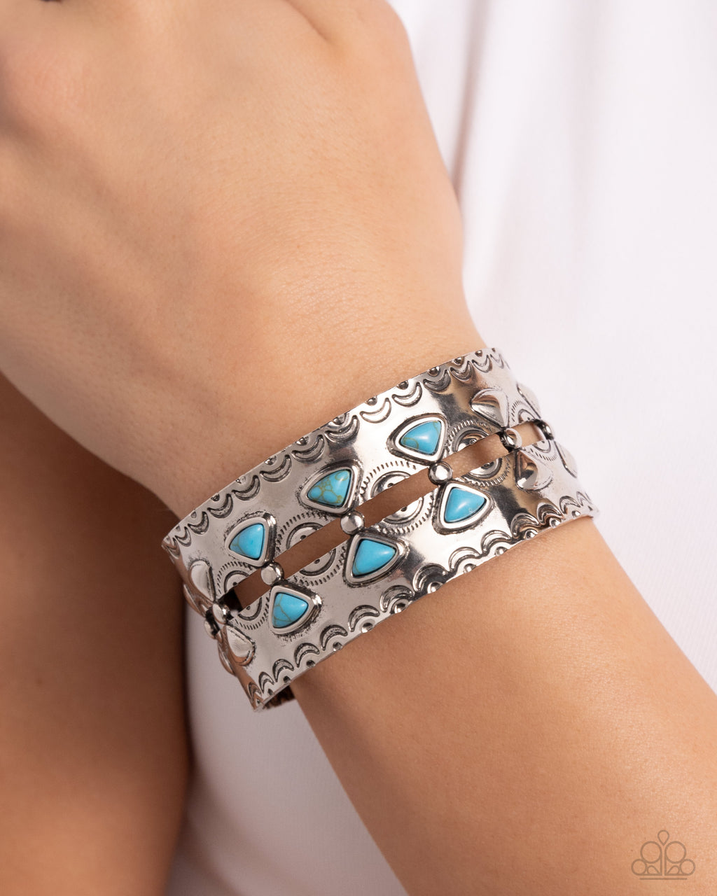 Harmonious Haven - Blue Bracelet - Paparazzi Accessories