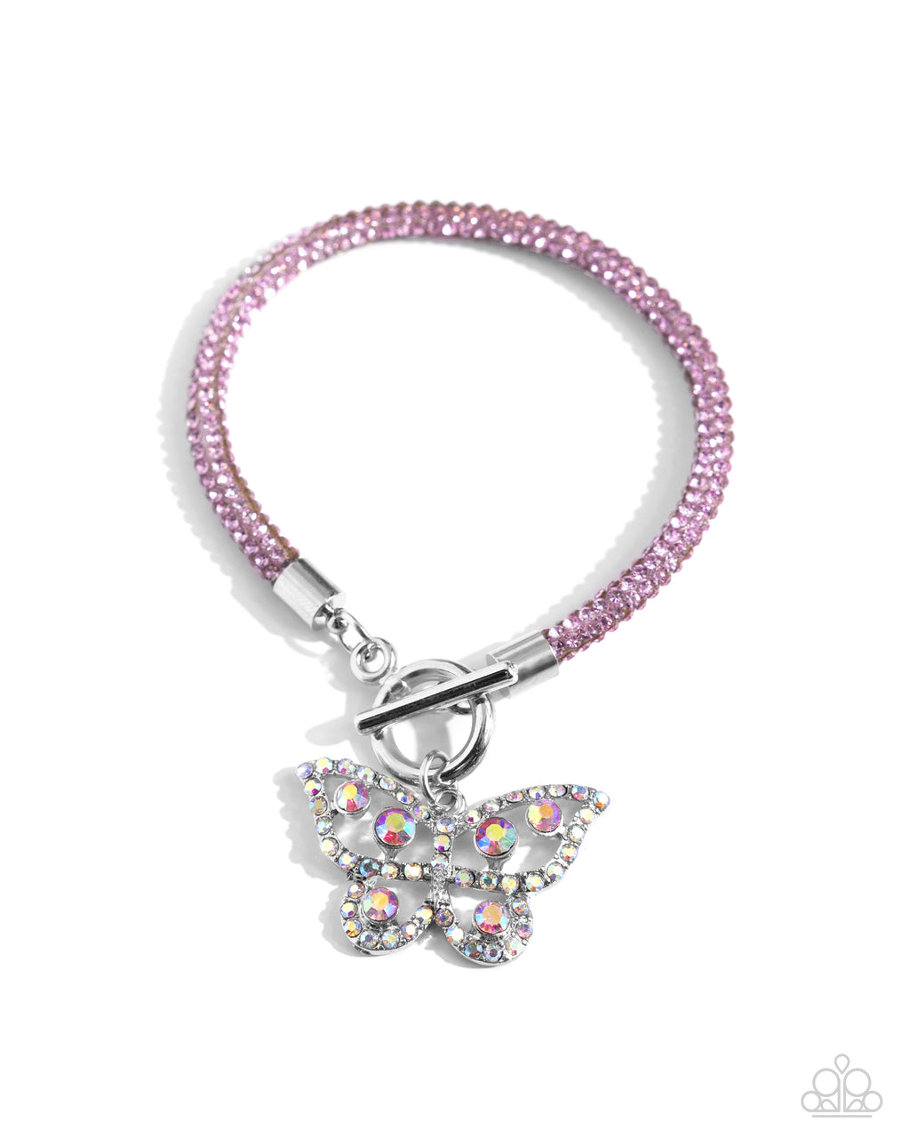 five-dollar-jewelry-aerial-appeal-pink-bracelet-paparazzi-accessories