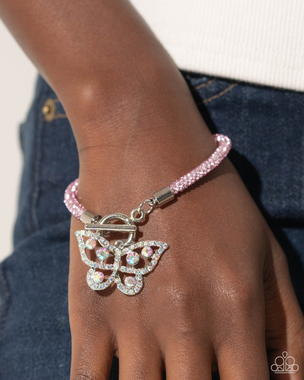 Aerial Appeal - Pink Bracelet - Paparazzi Accessories
