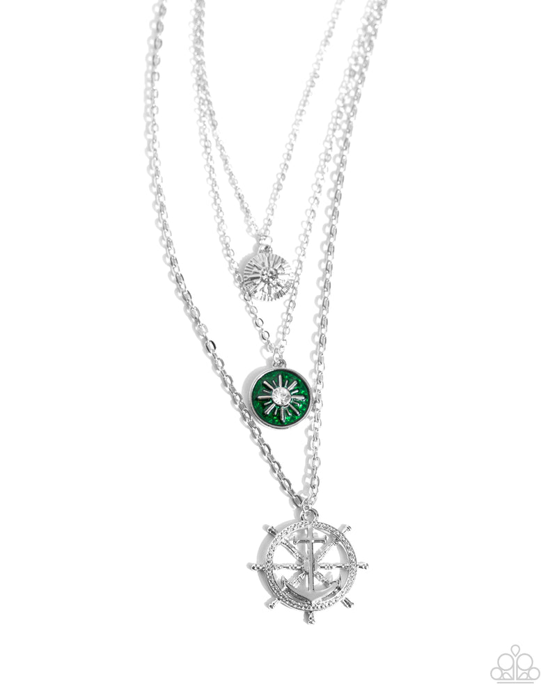 five-dollar-jewelry-anchor-arrangement-green-necklace-paparazzi-accessories
