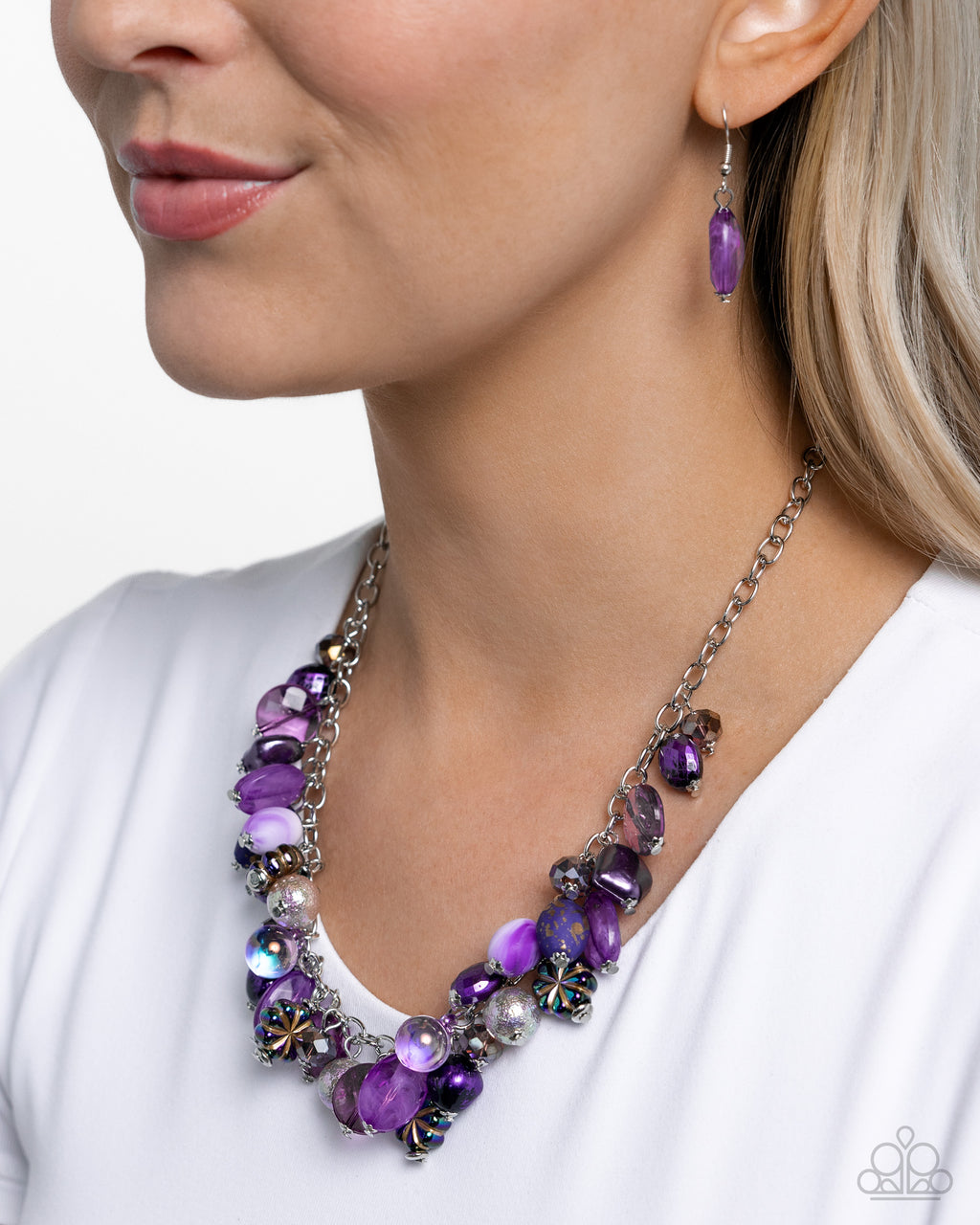 Offbeat Ofrenda - Purple Necklace - Paparazzi Accessories