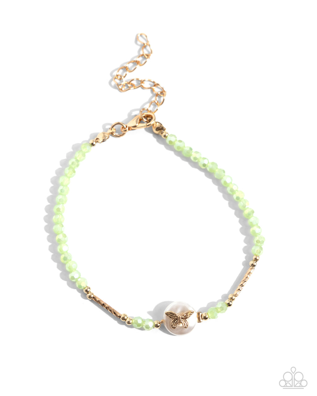 five-dollar-jewelry-aerial-actress-green-bracelet-paparazzi-accessories