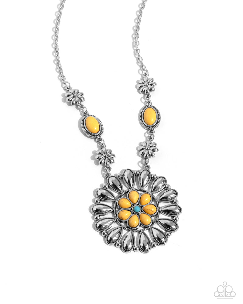 five-dollar-jewelry-ornate-opinion-yellow-necklace-paparazzi-accessories