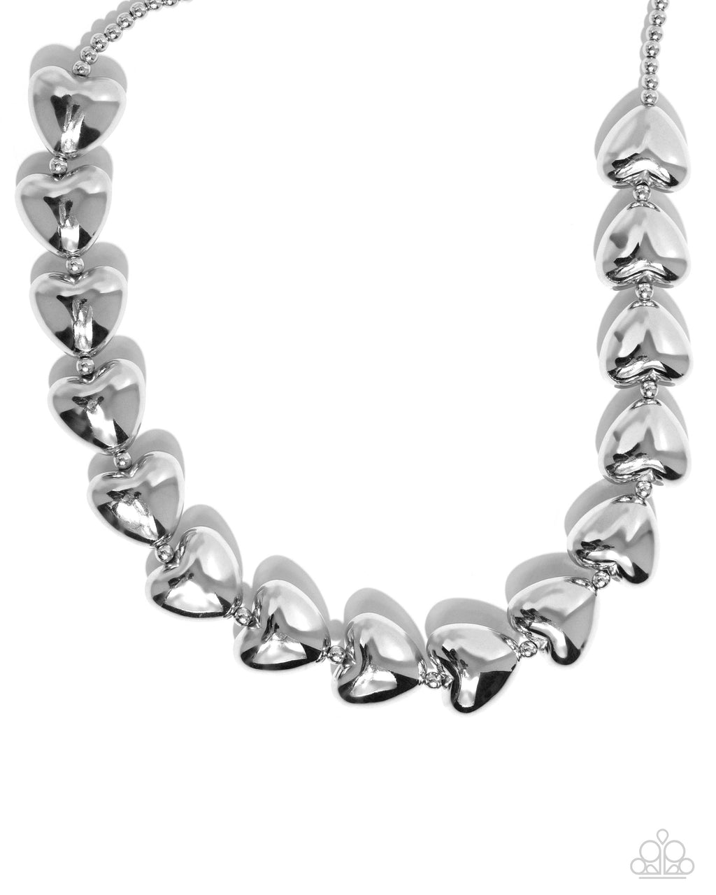 five-dollar-jewelry-hello-heartstrings-silver-necklace-paparazzi-accessories