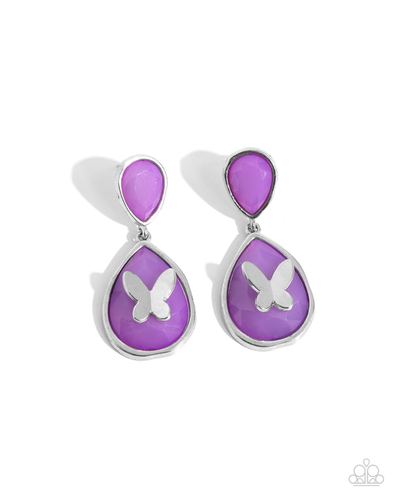 five-dollar-jewelry-bright-this-sway-purple-post earrings-paparazzi-accessories