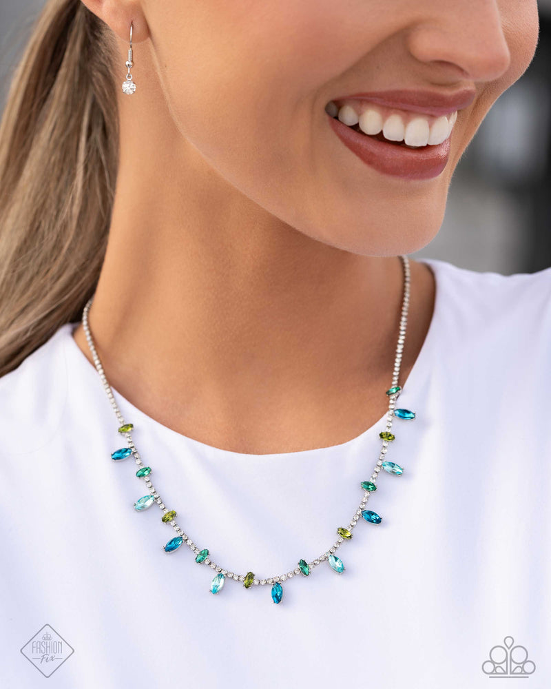 Feminine Fashion - Blue Necklace - Paparazzi Accessories