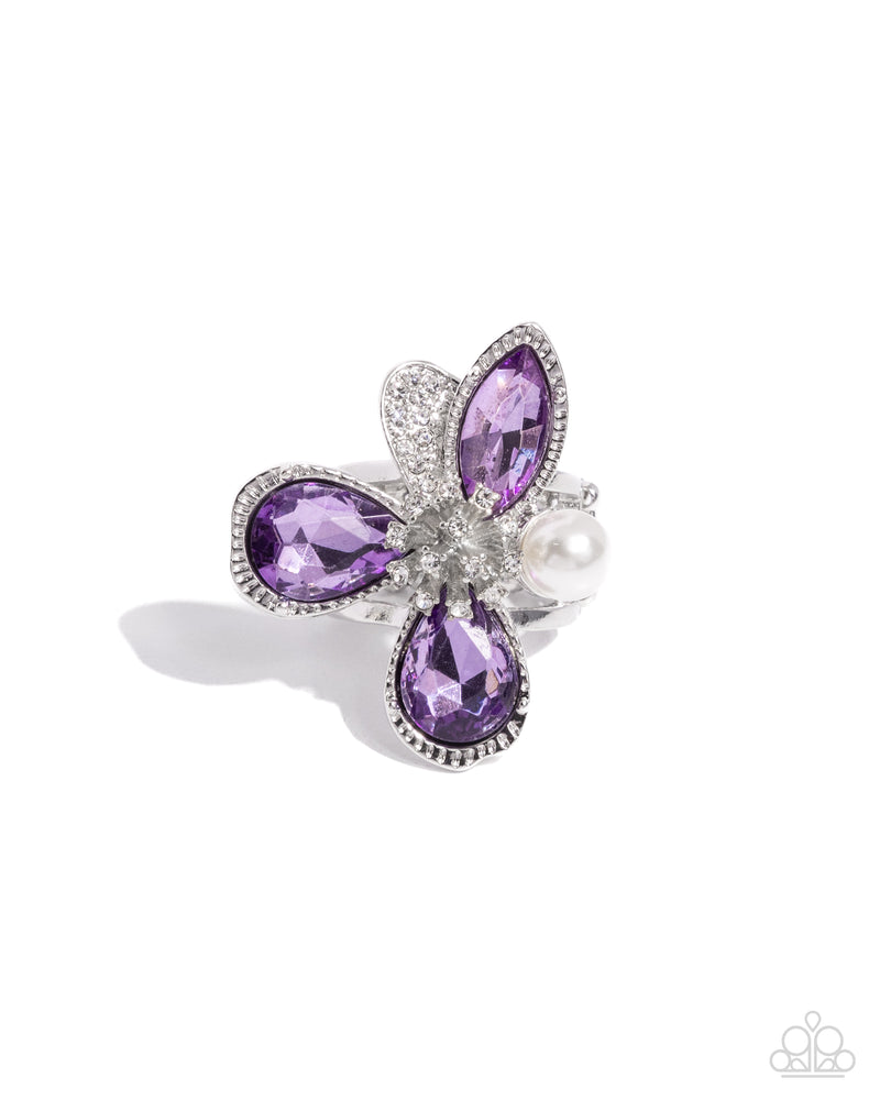 five-dollar-jewelry-floral-excellence-purple-ring-paparazzi-accessories