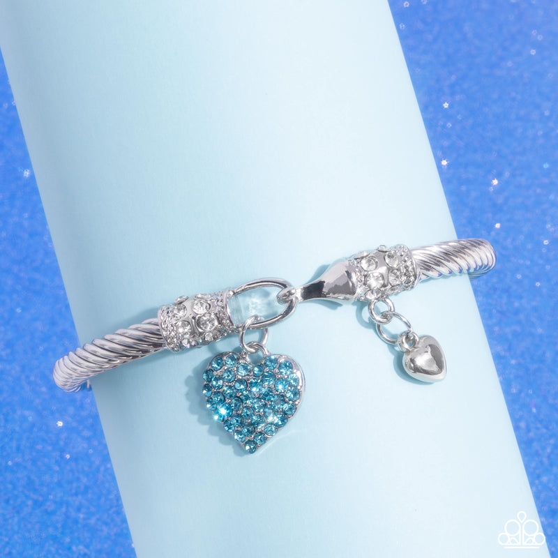 Heart Hour - Blue Bracelet - Paparazzi Accessories