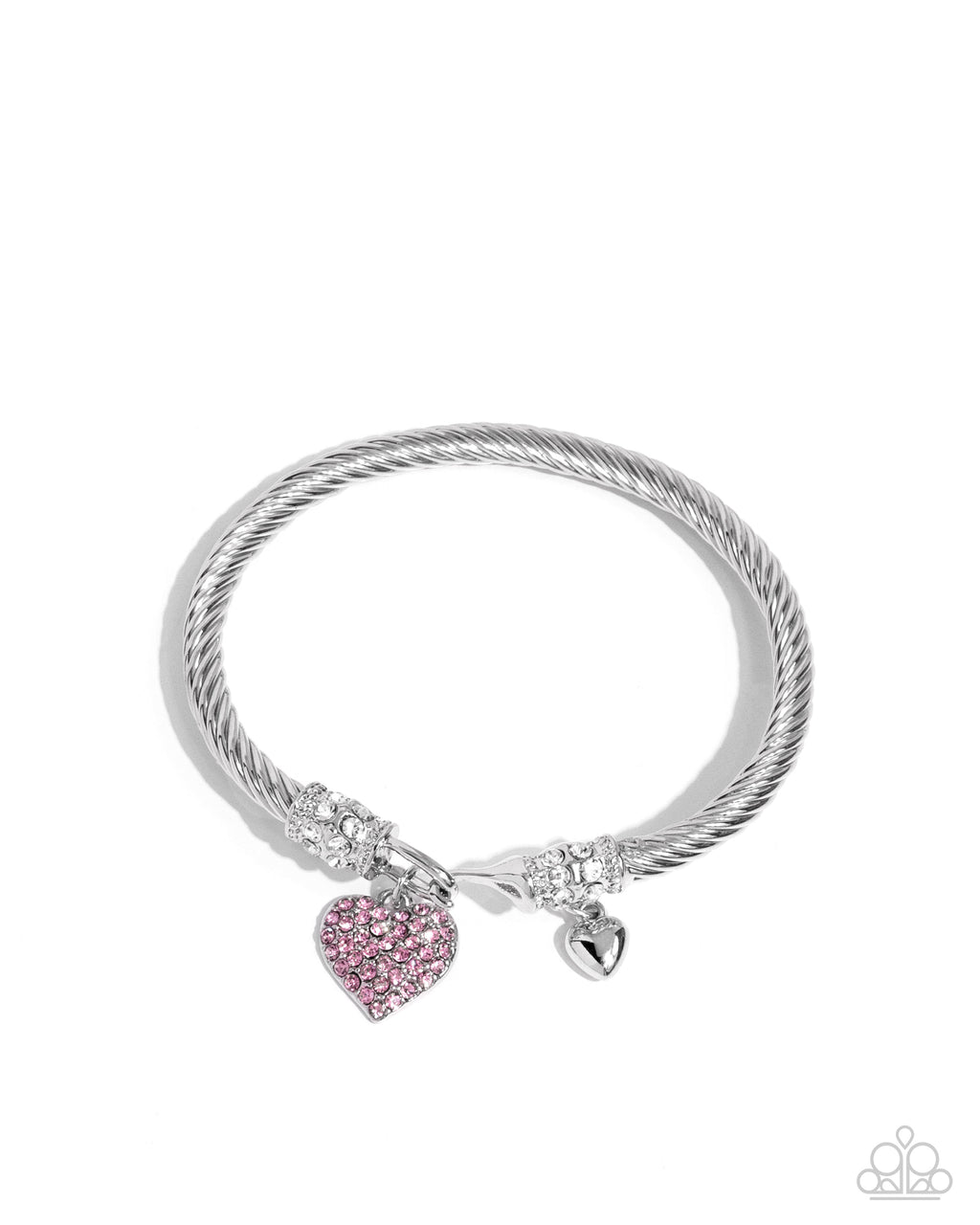 five-dollar-jewelry-heart-hour-pink-bracelet-paparazzi-accessories