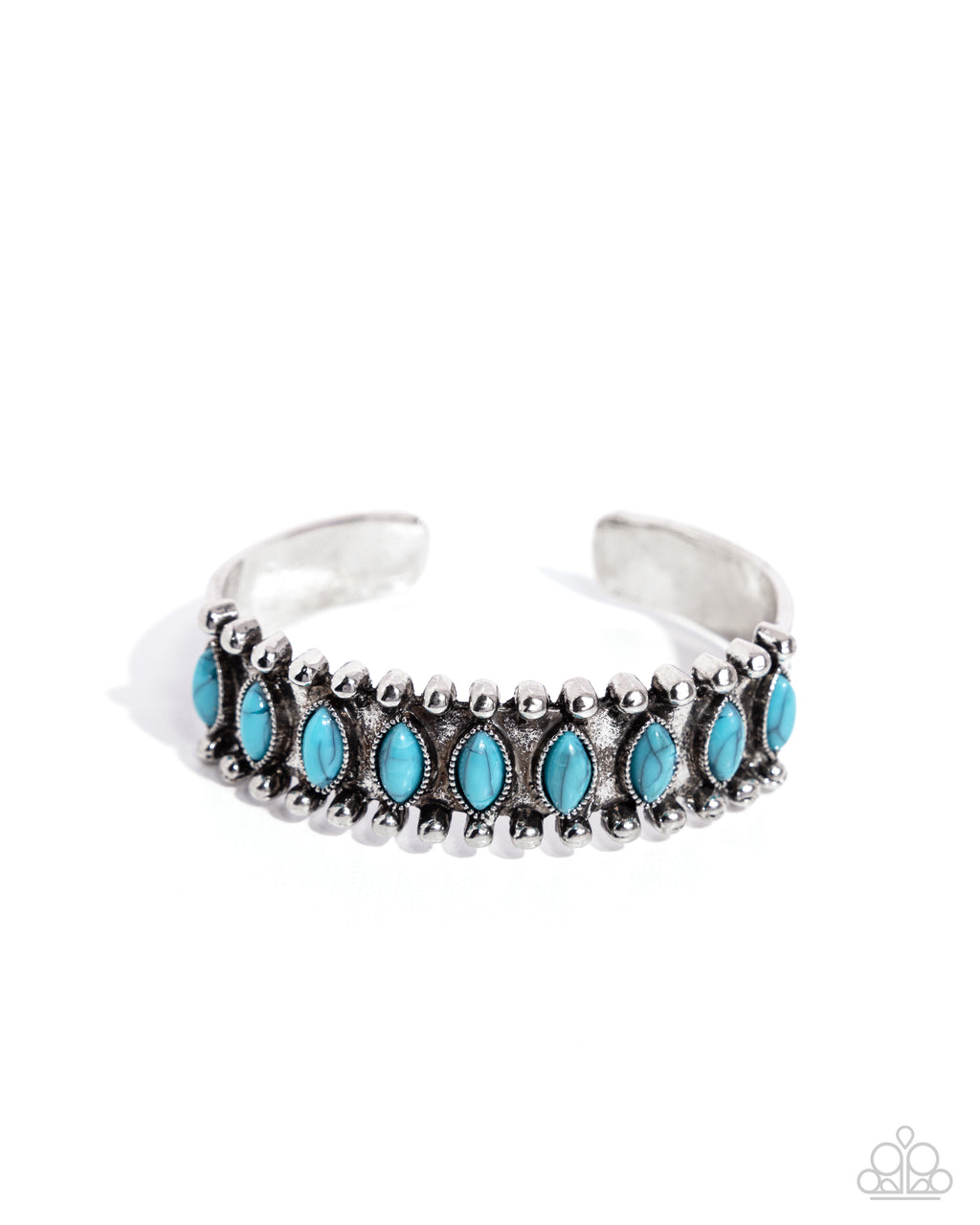 five-dollar-jewelry-beautiful-badlands-blue-bracelet-paparazzi-accessories