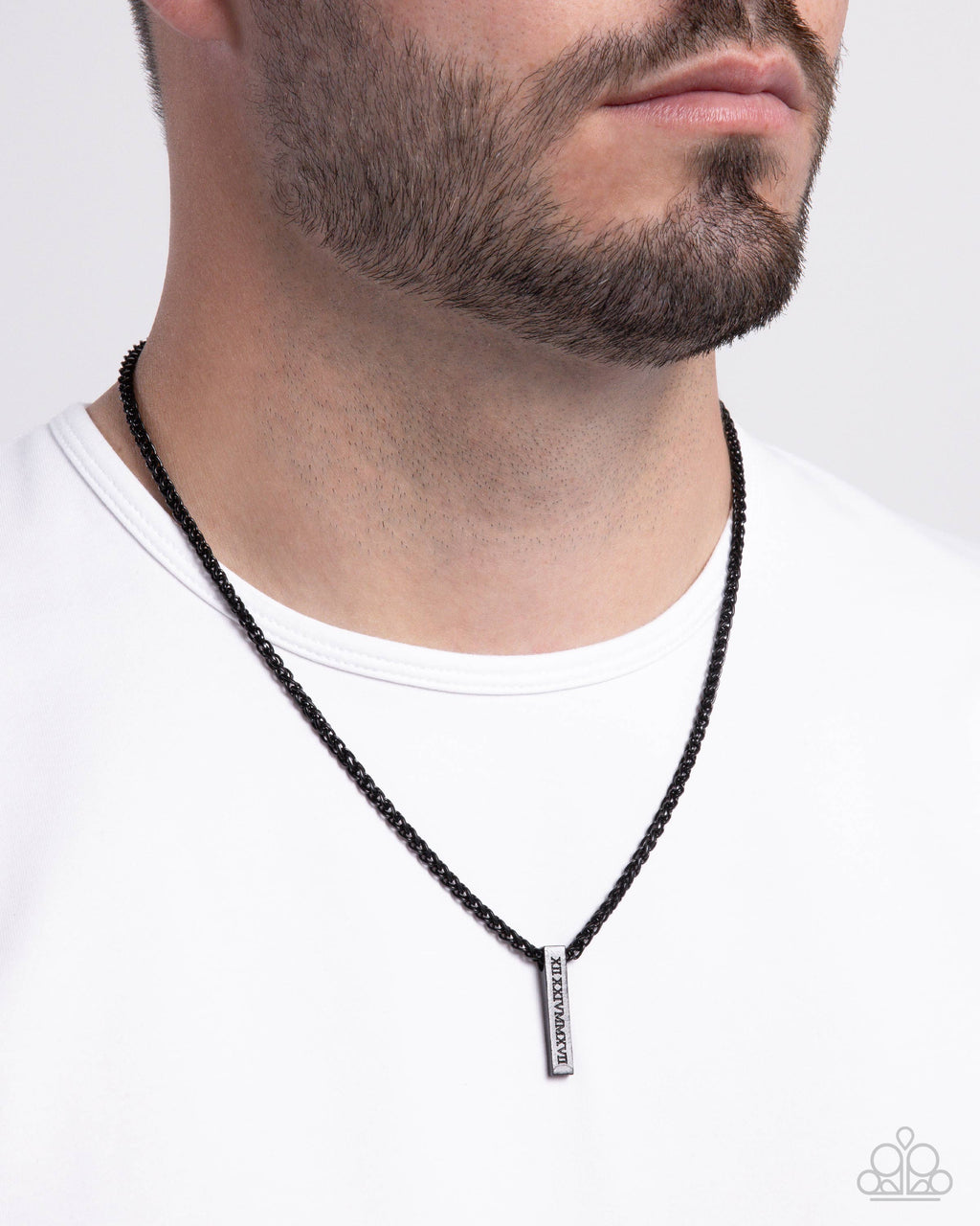 Roman Rebel - Men’s Black Necklace - Paparazzi Accessories