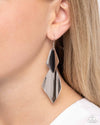 Skillfully Sheared - Silver Earrings - Paparazzi Accessories