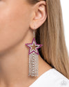 Sunset Superstar - Pink Earrings - Paparazzi Accessories