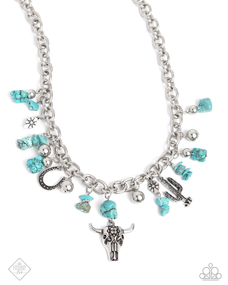 five-dollar-jewelry-wild-west-whimsy-blue-necklace-paparazzi-accessories