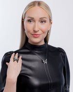 Hopeful Hierarchy - Black Necklace - Paparazzi Accessories