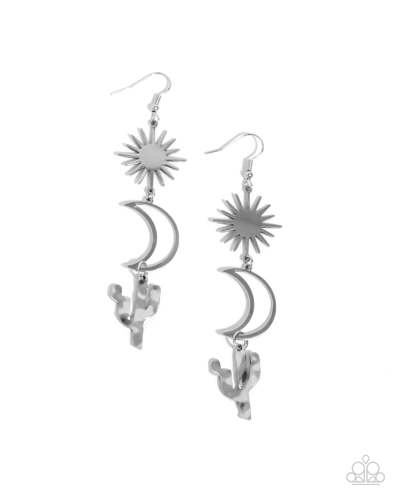 five-dollar-jewelry-wishfully-western-silver-earrings-paparazzi-accessories