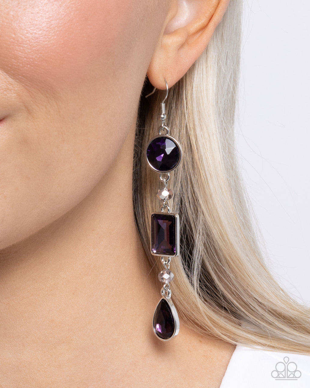 Complete Charisma - Purple Earrings - Paparazzi Accessories