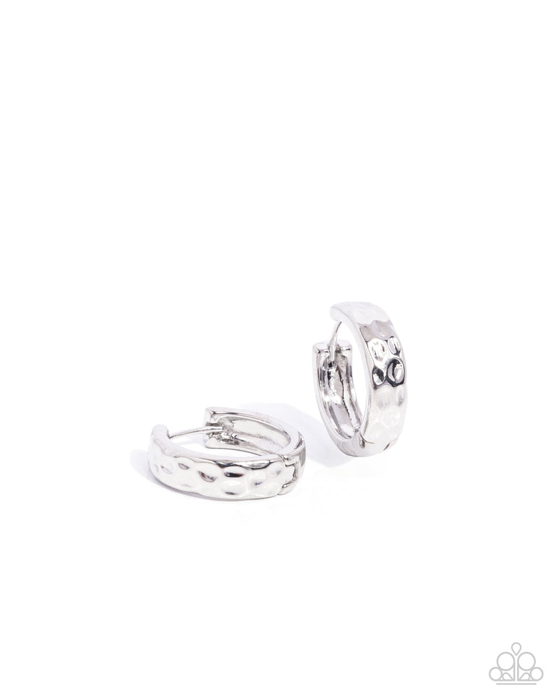 five-dollar-jewelry-hammered-hyperaware-silver-earrings-paparazzi-accessories