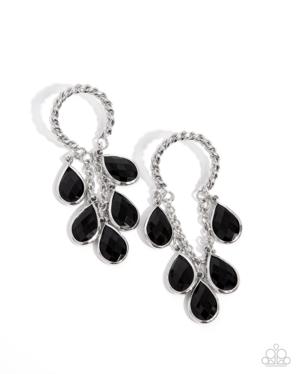 five-dollar-jewelry-highest-grade-black-post earrings-paparazzi-accessories