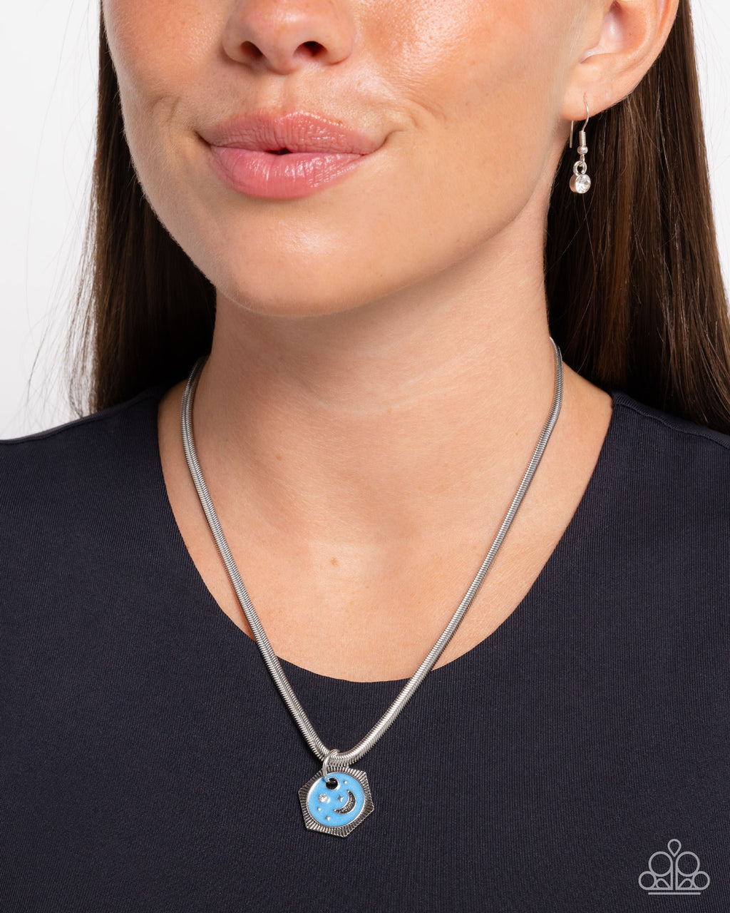 Celestial Catwalk - Blue Necklace - Paparazzi Accessories