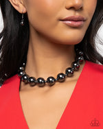 Flattery Will Get You Everywhere - Black Necklace - Paparazzi Accessories