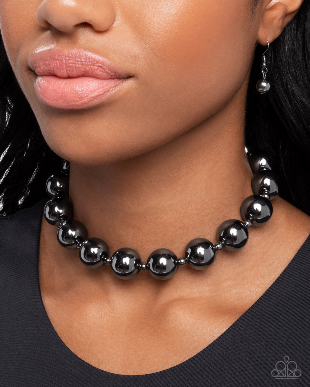 Flattery Will Get You Everywhere - Black Necklace - Paparazzi Accessories