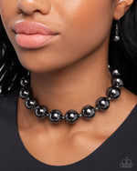 Flattery Will Get You Everywhere - Black Necklace - Paparazzi Accessories