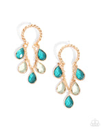 five-dollar-jewelry-highest-grade-green-post earrings-paparazzi-accessories