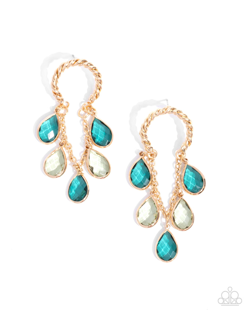 five-dollar-jewelry-highest-grade-green-post earrings-paparazzi-accessories