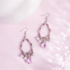 Baroness Behavior - Pink Earrings - Paparazzi Accessories