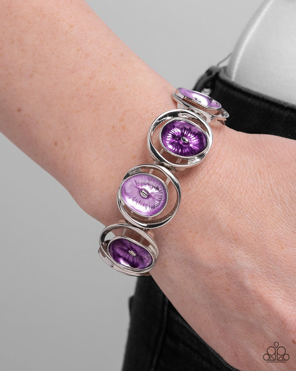 Painted Promise - Purple Bracelet - Paparazzi Accessories