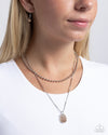 Lyrical Luminescence - Brown Necklace - Paparazzi Accessories