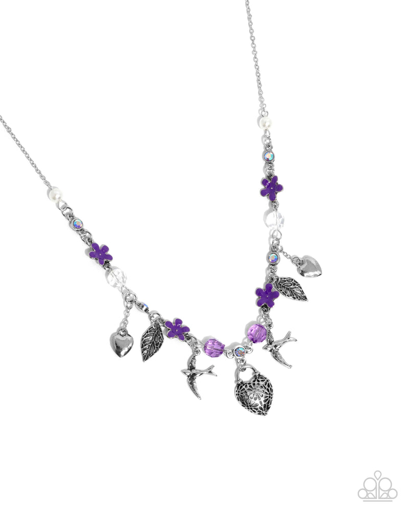 five-dollar-jewelry-flight-of-the-sparrow-purple-necklace-paparazzi-accessories