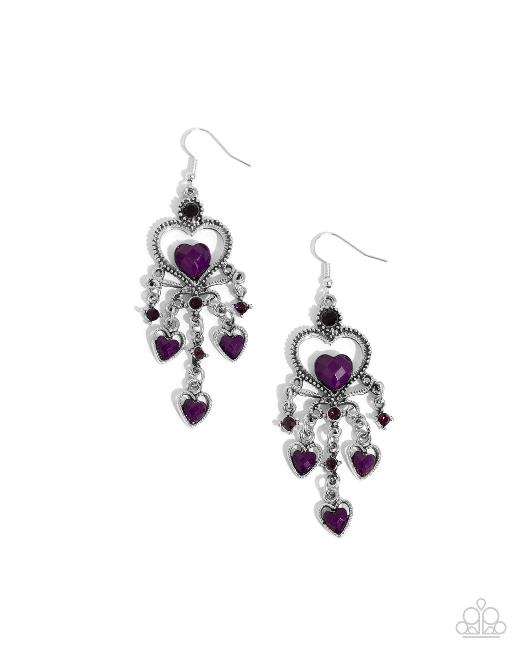 five-dollar-jewelry-compassionate-chandelier-purple-earrings-paparazzi-accessories