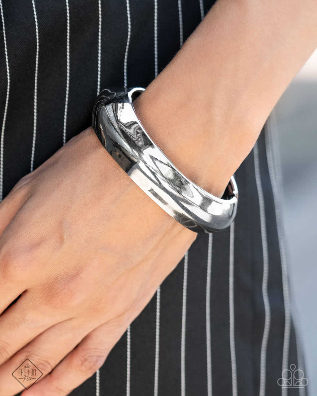 Rainy Refulgence - Silver Bracelet - Paparazzi Accessories