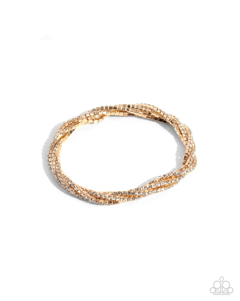 five-dollar-jewelry-twisted-triumph-gold-bracelet-paparazzi-accessories