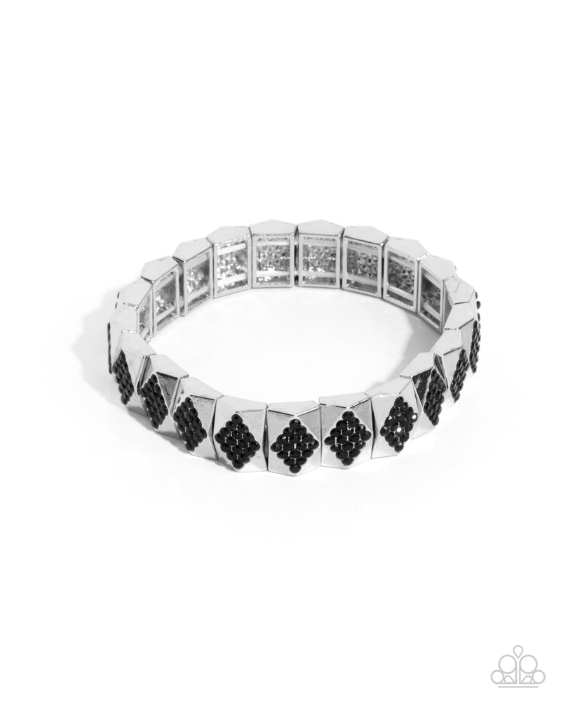 five-dollar-jewelry-ornate-outline-black-bracelet-paparazzi-accessories