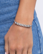 Serious Sentiment - White Bracelet - Paparazzi Accessories