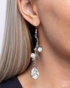 Glitzy Giveaway - White Earrings - Paparazzi Accessories
