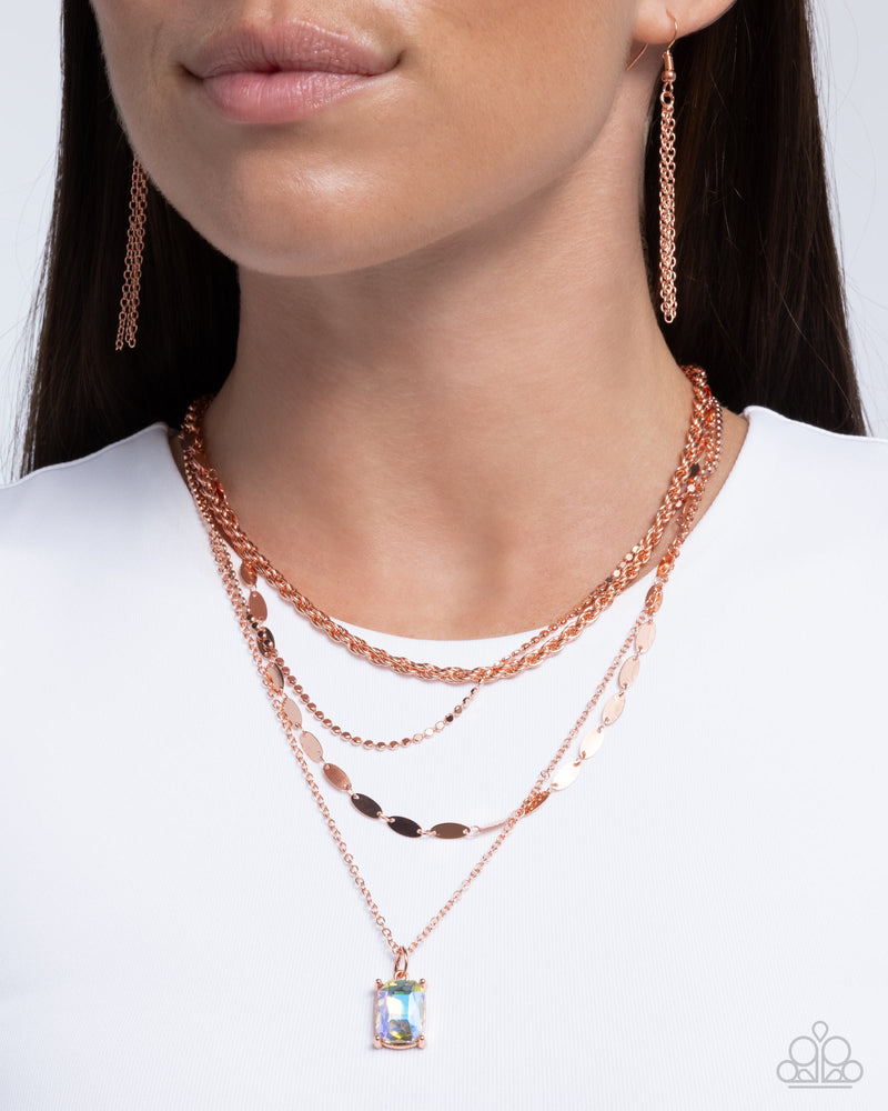 Partnership Promise - Copper Necklace - Paparazzi Accessories