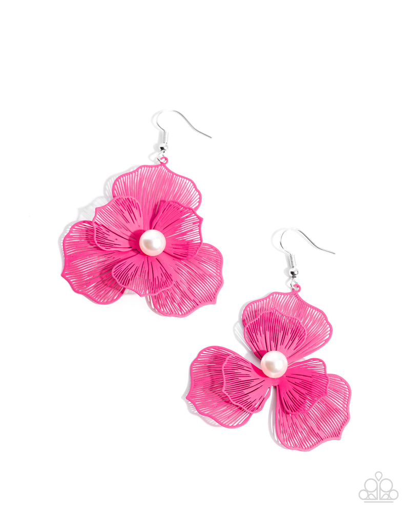 five-dollar-jewelry-petal-the-score-pink-earrings-paparazzi-accessories