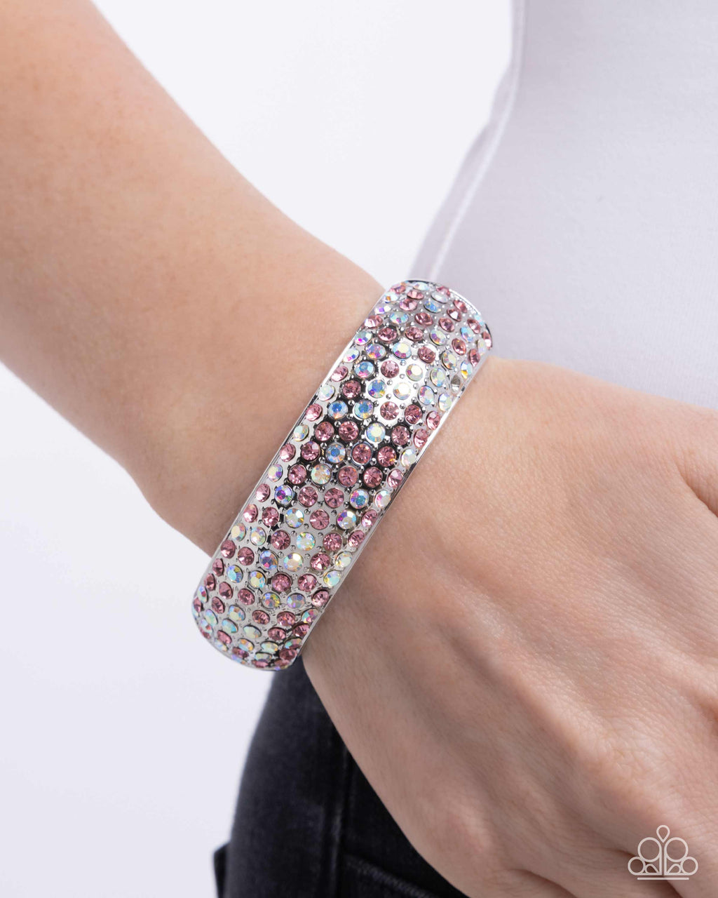 Triumphant Twinkle - Pink Bracelet - Paparazzi Accessories