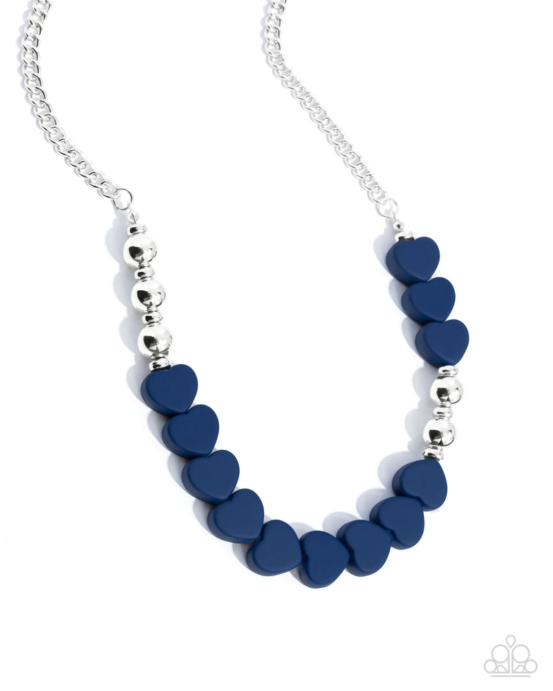 Complete Look - Blue Heart Set - Paparazzi Accessories