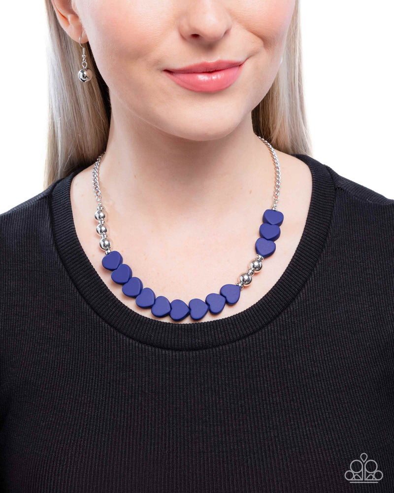 Complete Look - Blue Heart Set - Paparazzi Accessories