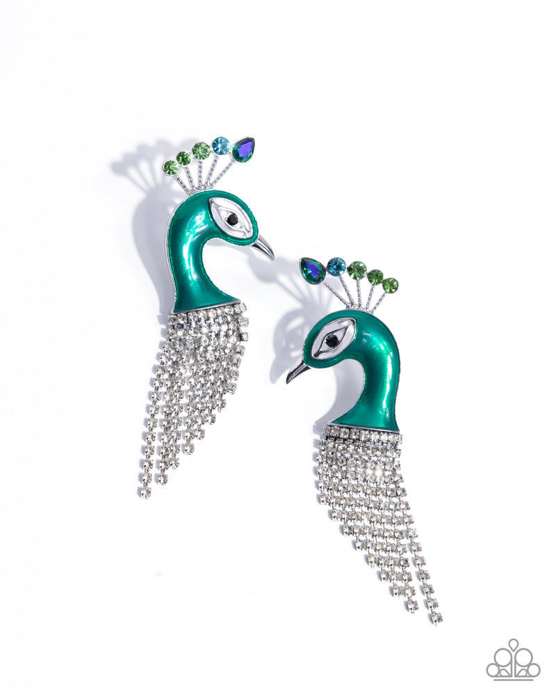 five-dollar-jewelry-pampered-peacock-multi-post earrings-paparazzi-accessories