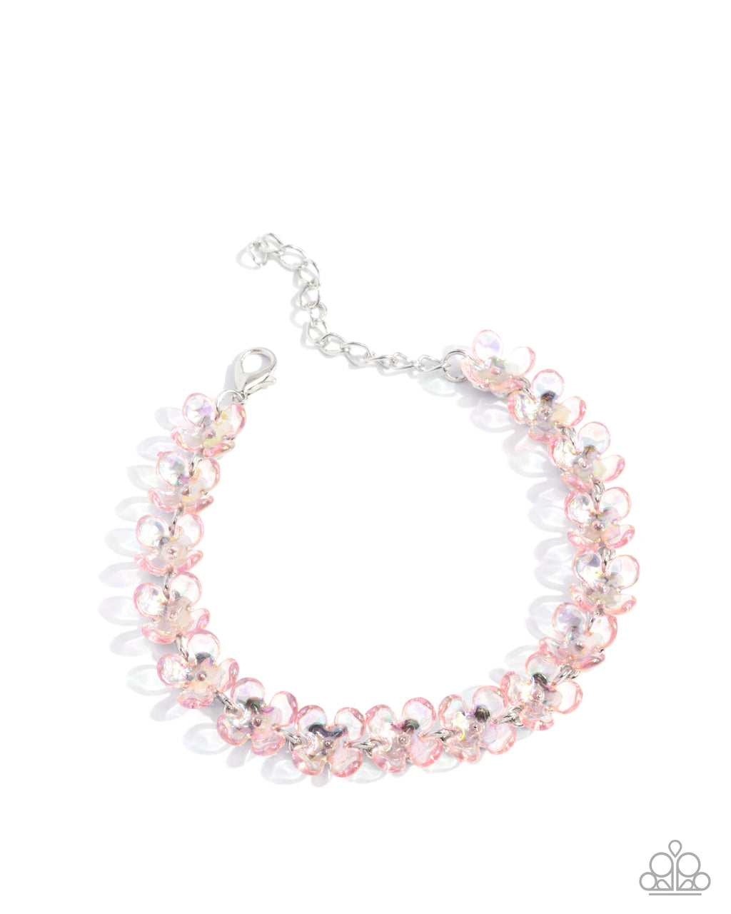 five-dollar-jewelry-floral-first-pink-bracelet-paparazzi-accessories