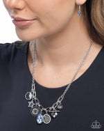 Welcome to the Show - Blue Necklace - Paparazzi Accessories