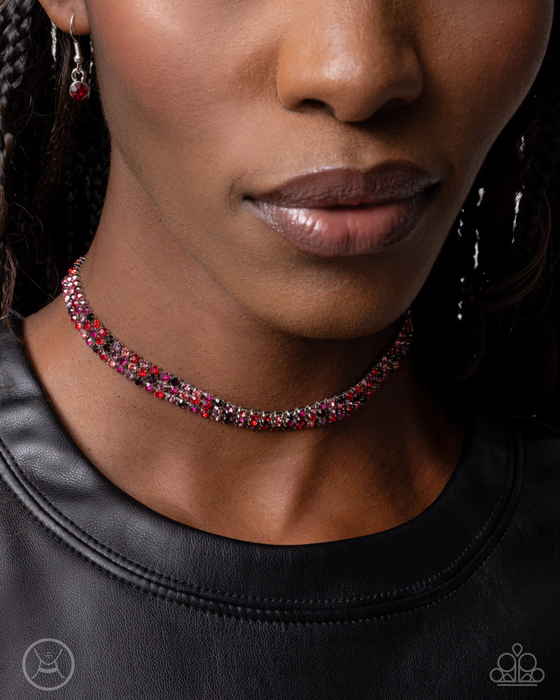 Complete Look - Red/Multicolored Set - Paparazzi Accessories