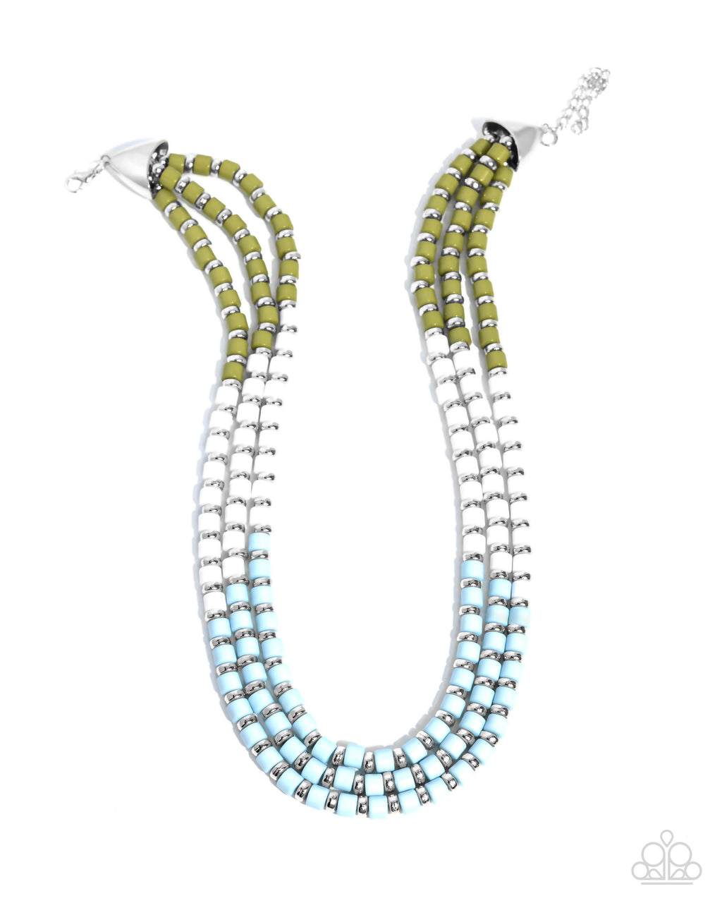 Complete Look - Blue/Green/White Set - Paparazzi Accessories