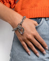 Complete Look - Pink & Silver Heart Set - Paparazzi Accessories